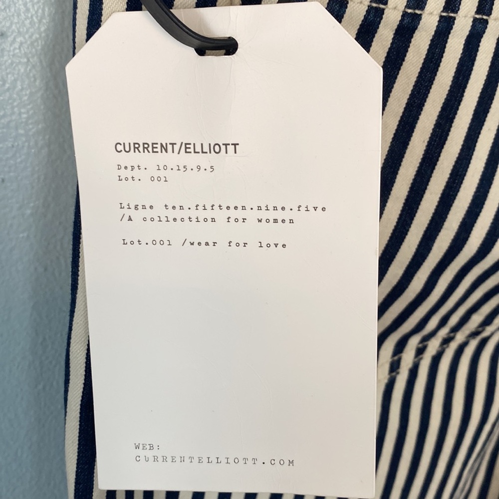 Current/Elliott - The Cropped Lexton - Modern Stripe - Picture 6 of 9